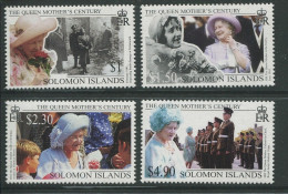 8987) MiNr.: 1000-1003 - Postfrisch - Geburtstag Von Königinmutter Elisabeth - Salomon (Iles 1978-...)