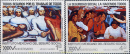 33701 MNH MEXICO 1978 35 ANIVERSARIO DEL INSTITUTO MEXICANO DEL SEGURO SOCIAL - Médecine