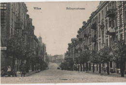 Lithuania Lietuva Litwa Poland Polska, Vilnius Wilno Wilna Vilno Vilna, Schopenstrasse - Litouwen