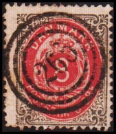 1890. DANMARK 8 øre With Numeral Cancel 265. - JF414210 - Oblitérés