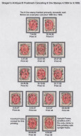 1888-1889. DANMARK. Antiqua Stempel SKAGEN On 14 Ex 8 øre Including LUXUS Cancels. Unique Opportunity.  - JF523892 - Oblitérés