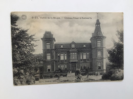 Carte Postale Ancienne (1911) Andenelle Château César Vallée De La Meuse - Andenne