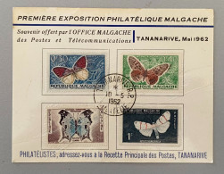 Carte Souvenir Plastifiée Madagascar 1962 - Madagascar (1960-...)