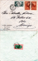 Madagaskar 1931, 4 Marken Vorder- U. Rs. Auf Brief Der Norwegen Mission N. Oslo - Madagascar (1960-...)