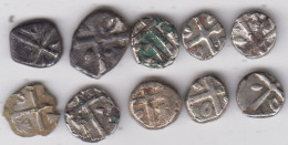 Lot De 10  Monnaies Gauloises à La Croix ( Région De Toulouse ) - Celtas