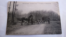 Carte Postale Ancienne ( A 12 ) De Tronçais ,foret  La Chasse à Courre - Andere & Zonder Classificatie