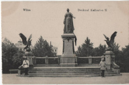 Lithuania Lietuva Litwa Poland, Vilnius Wilno Wilna Vilno Vilna, Monument Of Catherine The Great, Denkmal Katharina II - Litouwen