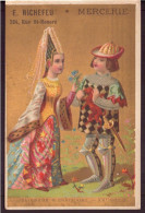Chromo " Mercerie Richefeu " Seigneur Et Chatelaine - Andere & Zonder Classificatie