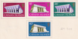 CAYMAN ISLANDS  -  1972 Government Buildings Set Hinged Mint - Iles Caïmans