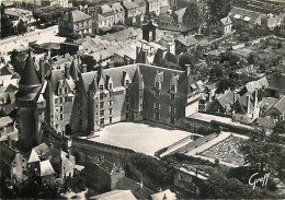 37 - Langeais - Le Château - La Cour Intérieure - Vue Aérienne - Mention Photographie Véritable - Carte Dentelée - CPSM - Langeais