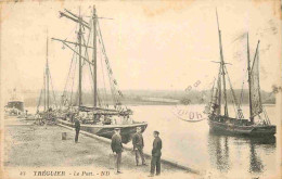 22 - Tréguier - Le Port - Animée - Bateaux - CPA - Oblitération Ronde De 1925 - Voir Scans Recto-Verso - Tréguier