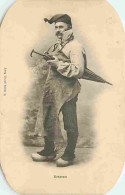 01 - Ain - Type Bressan - Animée - Folklore - Précurseur - Etat Carte Découpée Proprement - CPA - Voir Scans Recto-Verso - Non Classés