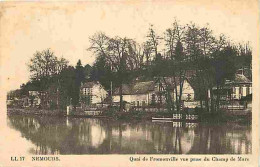77 - Nemours - Quai De Fromonville Vue Prise Du Champ De Mars - Oblitération Ronde De 1934 - CPA - Voir Scans Recto-Vers - Nemours