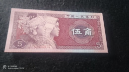 ÇİN-- -  5 JİAO    -UNC      1980- - Cina