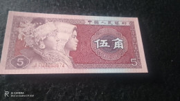 ÇİN-- -  5 JİAO    -UNC      1980- - Cina