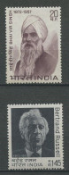 INDE 1972 N° 347/348 ** Neufs MNH Superbes C 11.50 € Bhai VIr Singh Poète, Bertrand Russel Philosophe - Neufs