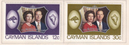 CAYMAN ISLANDS  -  1973 Royal Wedding Set Hinged Mint - Iles Caïmans