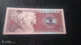 ÇİN-- -  5 JİAO    -UNC      1980- - Cina
