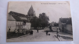 Carte Postale Ancienne ( A 13 ) De Vertus , L église - Vertus