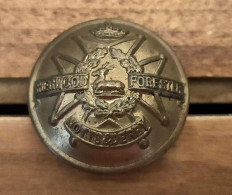 Bouton D'uniforme Sherwood Foresters Notts & Derby - 1914-18