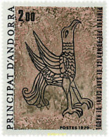 46048 MNH ANDORRA. Admón Francesa 1979 FRESCO ROMANO DE LA IGLESIA DE SANT CERNI DE NAGOL - Autres & Non Classés