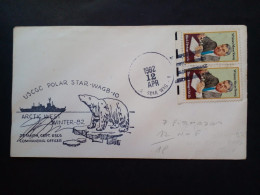 États-Unis - Enveloppe FDC Avec Timbres Et Cachet De La Poste, Thème Ours Polaire (1982) - Bears