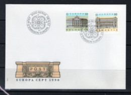 (alm)  SUISSE EUROPA CEPT FDC 1990 - FDC