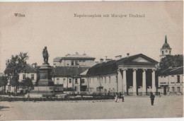 Lithuania Lietuva Germany, Vilnius Wilno Wilna Vilno Vilna, Napoleonsplatz Mit Murajew Denkmal - Litouwen