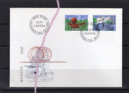 (alm)  SUISSE EUROPA CEPT FDC 1987 - FDC
