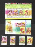 Hong Kong 2004 MNH Fungi Sg 1286/9 & MS 1290a&b - Neufs