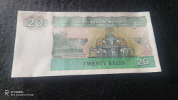 MYANMAR-- -  20     KYA T   -XF      ( KIRMIZI RENKTE KAYMA MEVCUT) - Myanmar