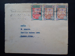 Paraguay - Enveloppe Contenant Des Timbres Sur Le Thème De Colomb (1933) - Christopher Columbus