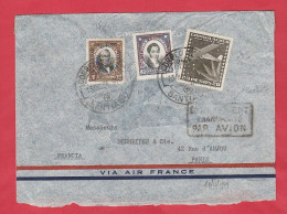Air France - Ligne Chili - France - 13/12/1934 - Santiago Du Chili à Paris - 1927-1959 Brieven & Documenten