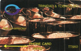 TRINIDAD & TOBAGO - GPT - C&W - 2CTTC - PAN IN HARMONY - HIGHLY USED - Trinidad & Tobago