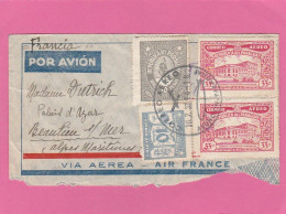 Air France - Ligne Paraguay - France - 16/07/1937 - - 1927-1959 Brieven & Documenten
