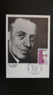 Carte Maximum Card Musique Compositeur Francis Poulenc Music Composer France 1974 - Musique