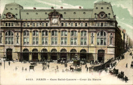 Paris CPA Gare Saint Lazare Cour Du Havre - Paris (09)