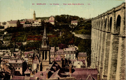 Morlaix CPA Le Viaduc Vue Vers Saint Martin - Morlaix