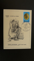 Carte FDC Locale Statue De Venus Journée Du Timbre Vienne 38 Isère 1975 - Archéologie