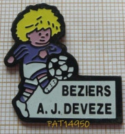 PAT14950 FOOTBALL AJ DEVEZE FOOT BEZIERS - Calcio