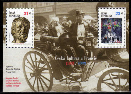 Czech Republic 2002 Czech Culture And France.M/S  MNH** - Neufs