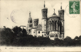 CPA Lyon Notre Dame De Fourviere Abside - Lyon 1