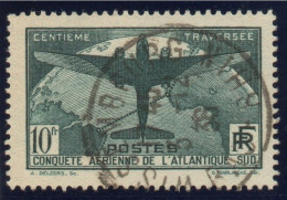 !!! N°321 10F ATLANTIQUE SUD OBLITERATION D'EPOQUE - 1927-1959 Gebraucht