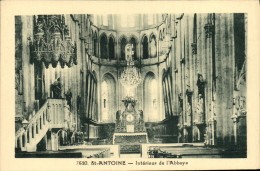 CPA St Antoine Interieur De L'Abbaye - Churches & Cathedrals