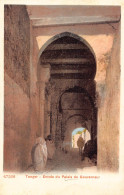 A757 Morocco Tanger Entree Du Palais Du Gouverneur Palace Postcard - Tanger