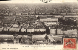CPA Lyon Vue Panoramique Prise De Fourviere - Lyon 1