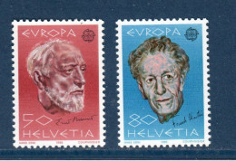Suisse, Helvetia, **, Yv 1223, 1224, Mi 1294, 1295, Zum 715, 716, Europa 1985, - Neufs