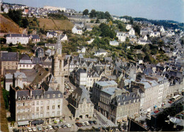 CPM Morlaix L'eglise Saint Melaine Et Le Cours Des 50 Otages - Morlaix