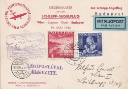 1936 AUSTRIA, Vienna - Budapest Cartolina Speciale Muller 208 - Andere & Zonder Classificatie