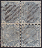 1874 INDIA, SG 79 Block Of 4 USED - Autres & Non Classés